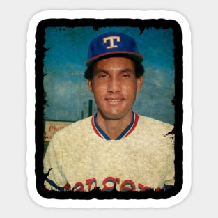 Bert Campaneris - Left Oakland Athletics, Signed With Texas Rangers Sticker